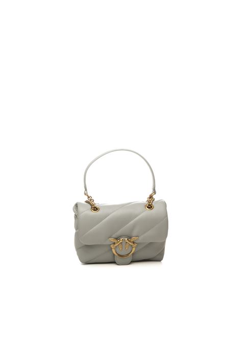 grey/gold love puff mini shoulder bag PINKO | 100039-A0F2LOVE PUFF MINI-K32Q